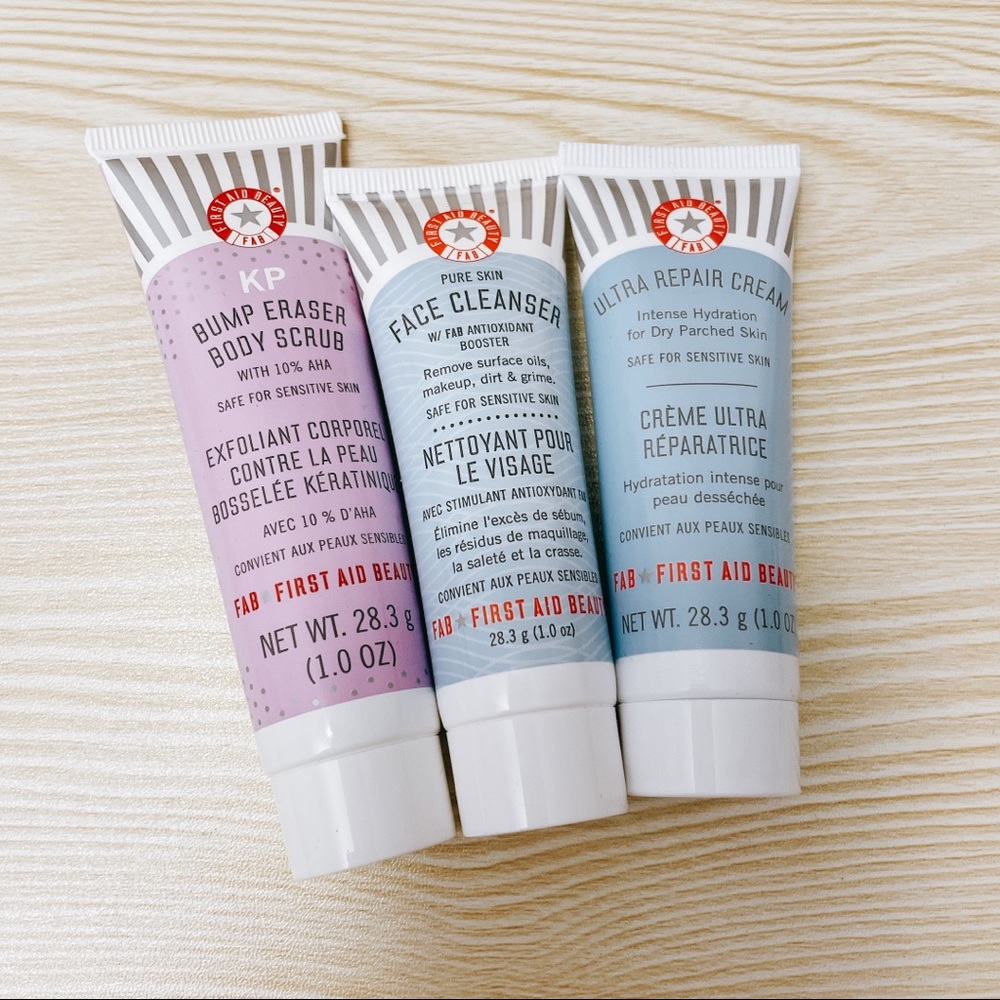 First Aid Beauty trio kit